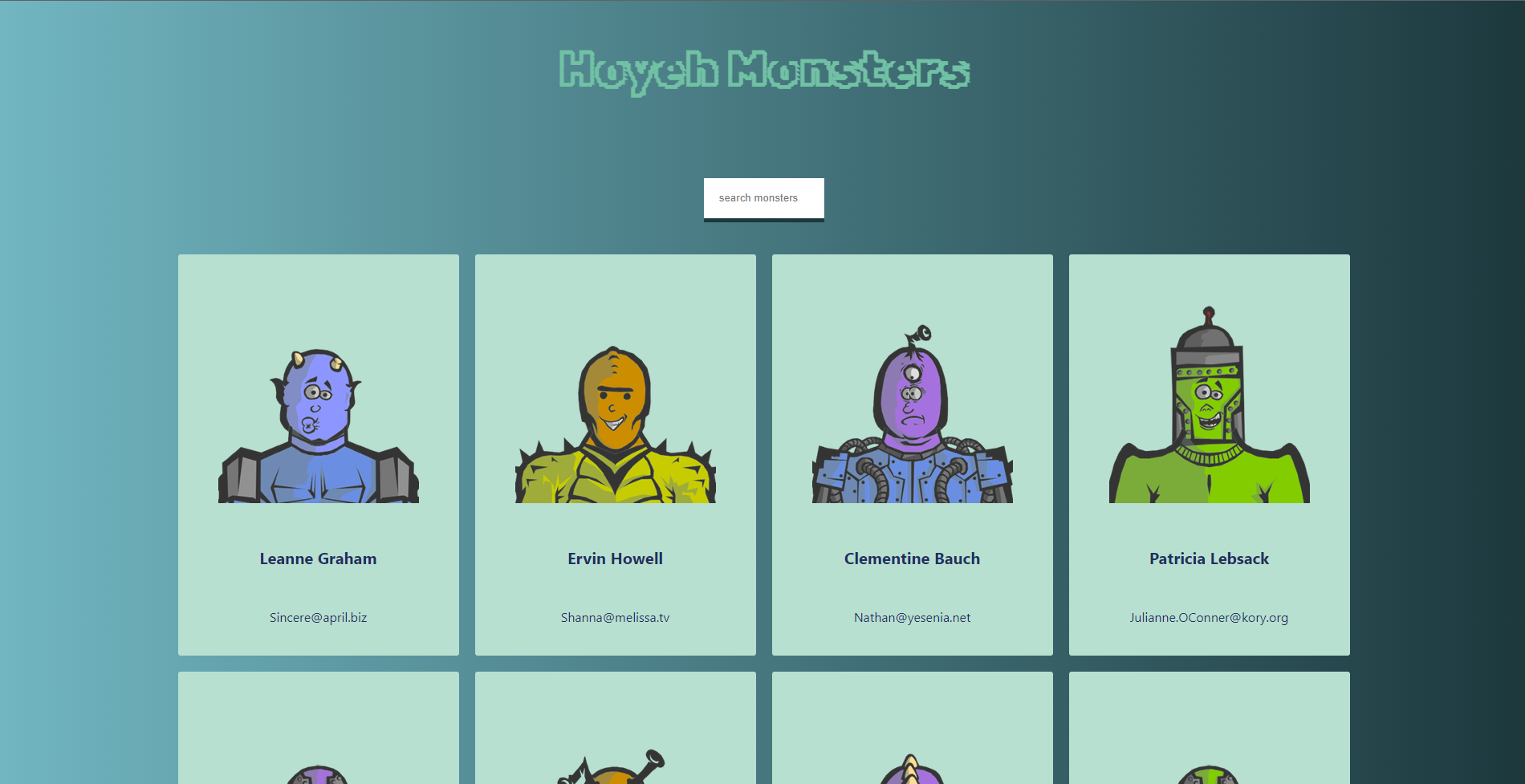 Hoyeh Monsters