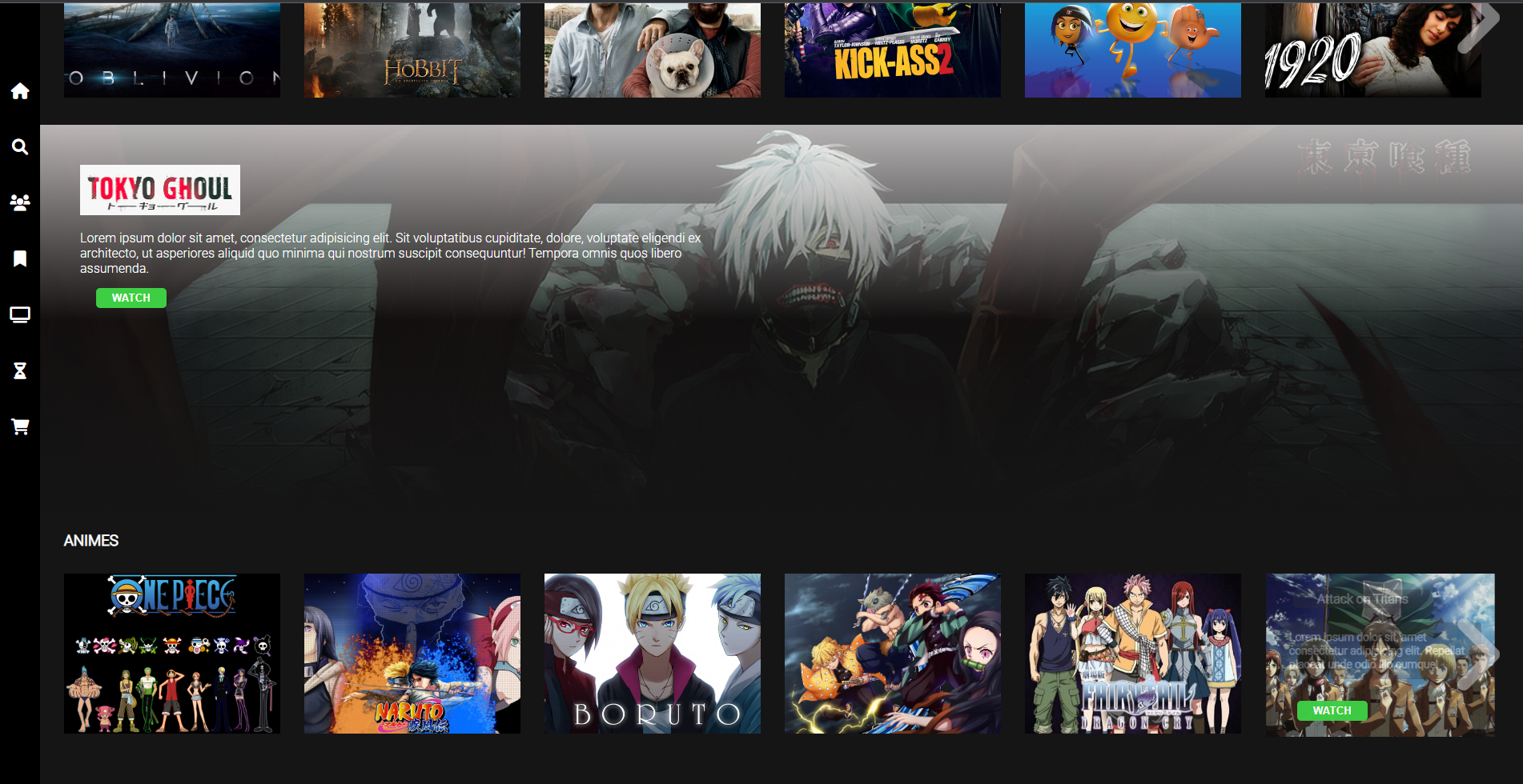 Streaming Website